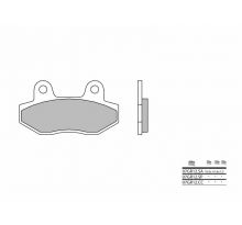 Plaquettes de frein Brembo 07GR12CC carbone céramique