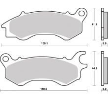 Plaquettes de frein Brembo 07119